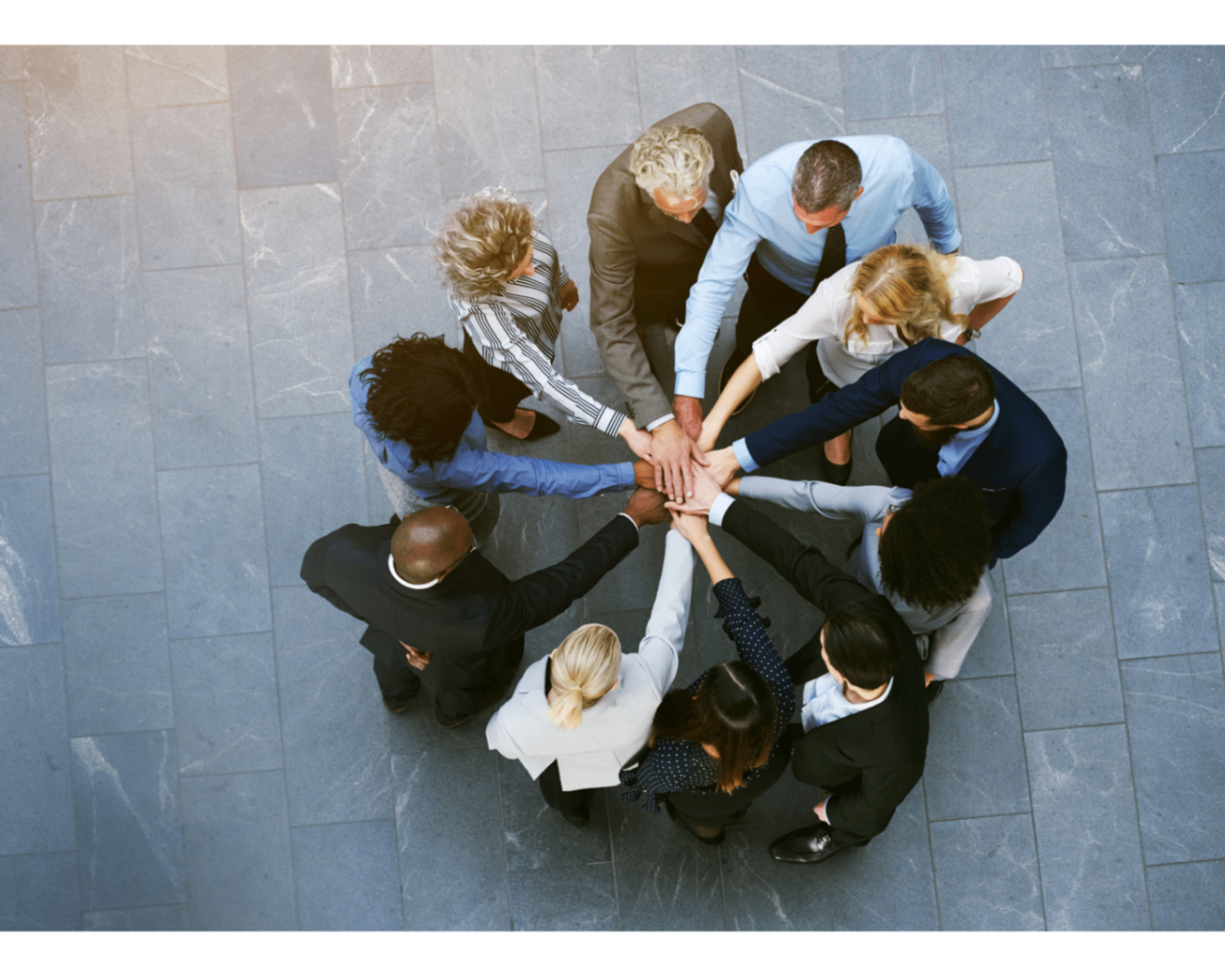 Hands joined in unity